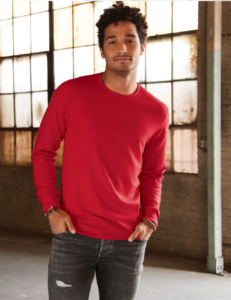 560LS Red Long Sleeve Shirt Product Image